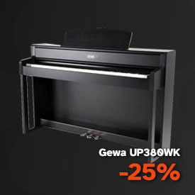 Piano Gewa UP380WK Black